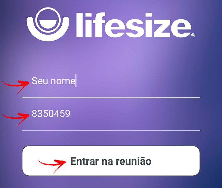 Vara do Sistema dos Juizados Especiais 3 Acessar Lifesize pelo Celular