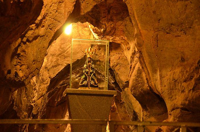 Gruta de Nossa Senhora Aparecida no Santuário do Bom Jesus da Lapa