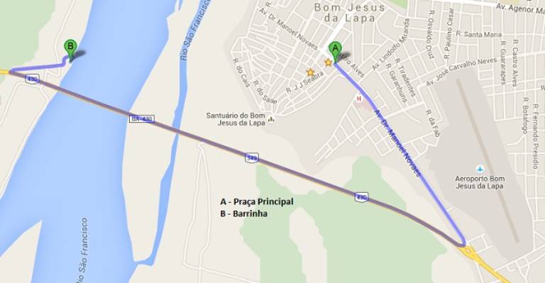 Barrinha 3 Localização da Barrinha em Bom Jesus da Lapa