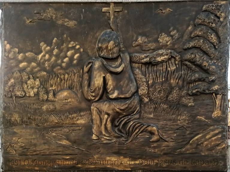Praça Monsenhor Turíbio Vila Nova 6 1691 - O Monge funda o Santuário do Bom Jesus da Lapa
