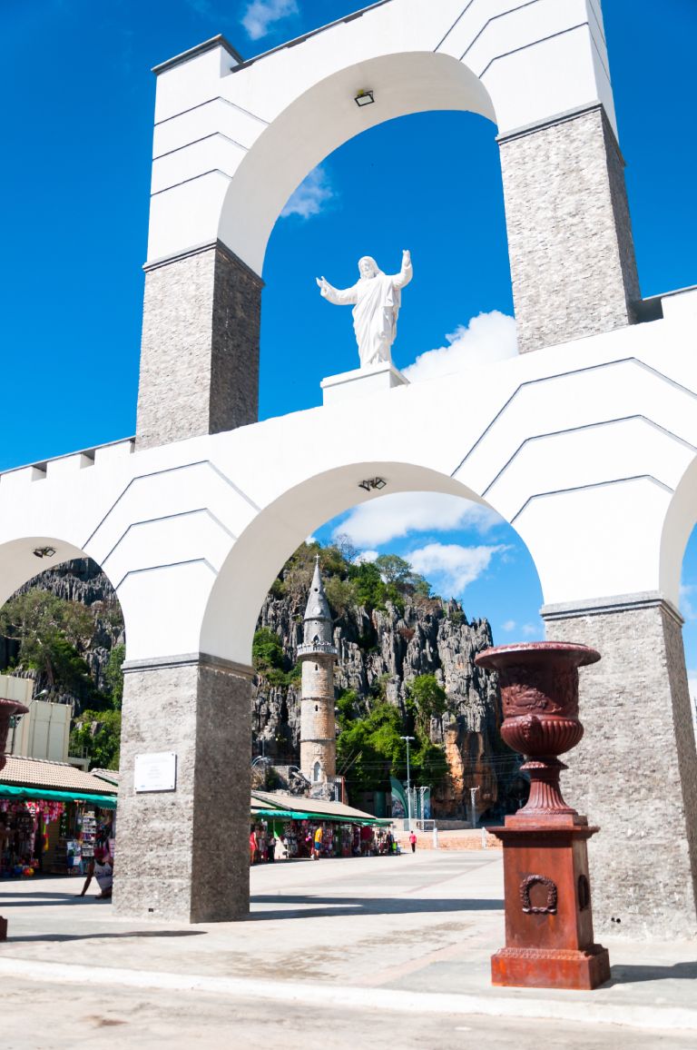 Arcos e arquitetura romana Bom Jesus da Lapa