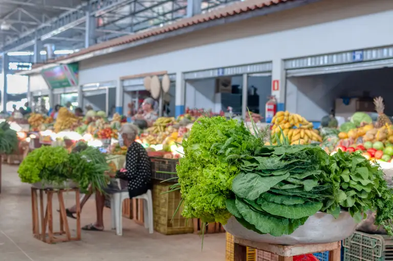 Feirantes no mercado da lapa