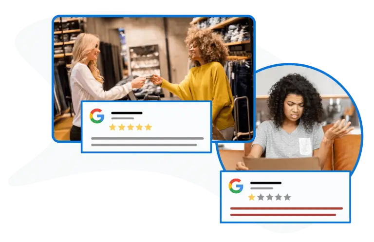 avaliacoes do perfil da empresa no google